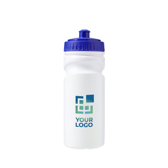 Borracce personalizzate economiche in plastica senza BPA 530ml Grip color blu vista area di stampa