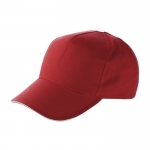 Cappellino baseball colorato con chiusura a velcro ClearLine color rosso prima vista