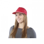 Cappellino baseball colorato con chiusura a velcro ClearLine color rosso seconda vista