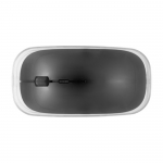 Mouse ottico antibatterico personalizzabile con tecnologia wireless color nero settima vista