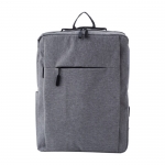 Zaini con logo multitasche imbottite con USB e porta pc 15” Activewear color grigio prima vista