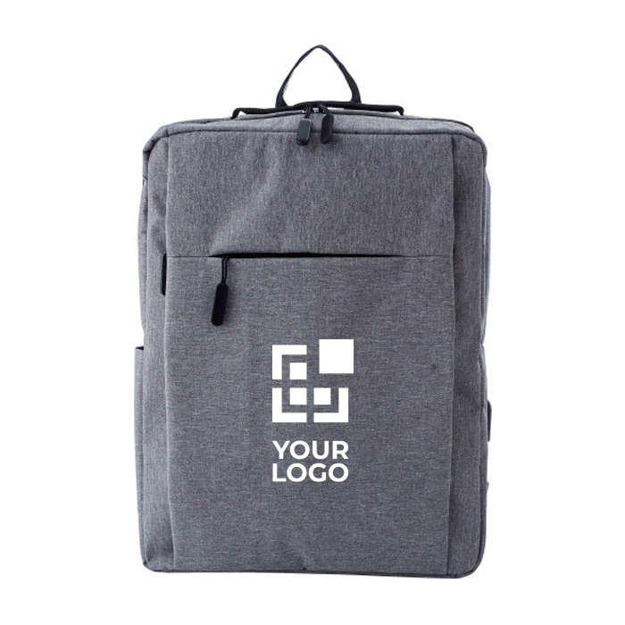 Zaini con logo multitasche imbottite con USB e porta pc 15” Activewear