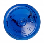 Eleganti borracce ecologiche personalizzate antigoccia 500ml RPET color blu reale terza vista