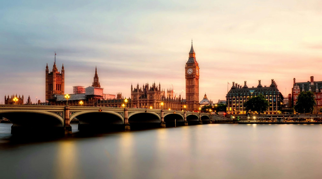 vista di londra dal tamigi