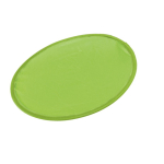 Frisbee pieghevole in poliestere 190T fornito in custodia color lime