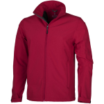 Softshell personalizzato impermeabile regolabile 270 g/m² Elevate Life color rosso