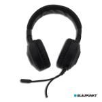 Cuffie da gamer con microfono e luci LED della Blaupunkt color nero seconda vista