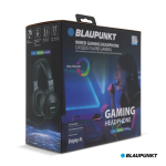 Cuffie da gamer con microfono e luci LED della Blaupunkt color nero quarta vista