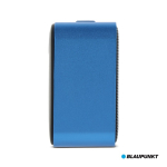 Compatto altoparlante portatile con design in colori metallici da 5W color blu quarta vista