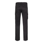 Pantaloni multitasche unisex in cotone e poliestere 240 g/m2 Velilla color nero