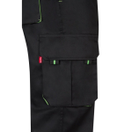 Pantaloni da lavoro in sargia in poliestere e cotone 200 g/m2 Velilla color verde quinta vista