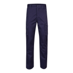 Pantaloni da lavoro unisex con tasche 290 g/m2 Velilla color blu seconda vista