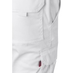 Pantaloni da lavoro unisex con tasche 290 g/m2 Velilla color bianco sesta vista