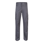 Pantaloni da lavoro unisex con tasche 290 g/m2 Velilla color grigio seconda vista