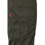 Pantaloni da lavoro unisex con tasche 290 g/m2 Velilla color verde militare quinta vista