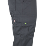 Pantaloni lavoro elasticizzati extragrande con tasche 240 g/m2 Velilla color grigio quinta vista