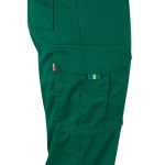 Pantaloni lavoro elasticizzati extragrande con tasche 240 g/m2 Velilla color verde quinta vista