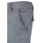 Pantaloni da lavoro unisex con bande riflettenti 240 g/m2 Velilla color grigio ottava vista