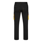 Pantaloni da lavoro unisex in cotone e poliestere 240 g/m2 Velilla color giallo