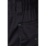 Pantaloni da lavoro unisex in cotone e poliestere 240 g/m2 Velilla color verde settima vista