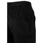 Pantaloni lavoro in cotone e poliestere con riflettenti 210g/m2 Velilla color nero sesta vista