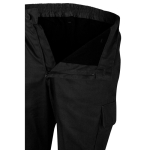 Pantaloni lavoro in cotone e poliestere con riflettenti 210g/m2 Velilla color nero settima vista