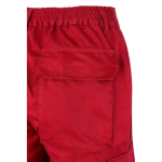 Pantaloni lavoro in cotone e poliestere con riflettenti 210g/m2 Velilla color rosso sesta vista