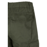 Pantaloni lavoro in cotone e poliestere con riflettenti 210g/m2 Velilla color verde militare sesta vista