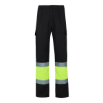 Pantaloni da lavoro multitasche in cotone e poliestere 210g/m2 Velilla color nero seconda vista