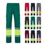 Pantaloni da lavoro multitasche in cotone e poliestere 210g/m2 Velilla vari colori