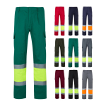 Pantaloni da lavoro unisex in cotone e poliestere 210 g/m2 Velilla vari colori