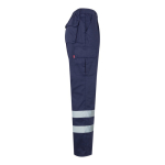 Pantaloni da lavoro in sargia in cotone e poliestere 200 g/m2 Velilla color blu quarta vista