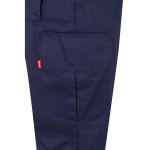 Pantaloni da lavoro in sargia in cotone e poliestere 200 g/m2 Velilla color blu settima vista