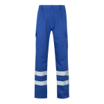 Pantaloni da lavoro in sargia in cotone e poliestere 200 g/m2 Velilla color blu reale seconda vista