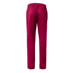 Pantaloni unisex cotone e poliestere vita elasticizzata 190g/m2 Velilla color bordò seconda vista