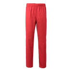 Pantaloni unisex cotone e poliestere vita elasticizzata 190g/m2 Velilla color rosso