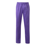 Pantaloni unisex cotone e poliestere vita elasticizzata 190g/m2 Velilla color lilla