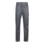 Pantaloni multitasche unisex in cotone e poliestere 200 g/m2 Velilla color grigio seconda vista