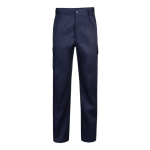 Pantaloni multitasche unisex in cotone e poliestere 200 g/m2 Velilla color blu mare seconda vista