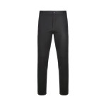 Pantaloni unisex elasticizzato in cotone ed elastan 260 g/m2 Velilla color nero seconda vista