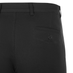 Pantaloni unisex elasticizzato in cotone ed elastan 260 g/m2 Velilla color nero sesta vista