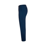 Pantaloni unisex elasticizzato in cotone ed elastan 260 g/m2 Velilla color blu mare terza vista