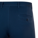 Pantaloni unisex elasticizzato in cotone ed elastan 260 g/m2 Velilla color blu mare sesta vista