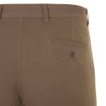 Pantaloni unisex elasticizzato in cotone ed elastan 260 g/m2 Velilla color naturale sesta vista