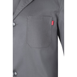 Blusa da lavoro in sargia di poliestere e cotone 175 g/m2 Velilla color grigio quinta vista