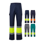 Pantaloni da lavoro unisex in poliestere e cotone 190 g/m2 Velilla vari colori