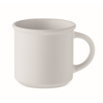 Tazza in ceramica in stile vintage disponibile in colori opachi 300ml color bianco