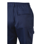 Pantaloni da lavoro unisex in cotone e poliestere da 190 g/m2 Velilla color giallo sesta vista