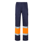 Pantaloni da lavoro ad alta visibilità extra large da 210 g/m2 Velilla color arancione seconda vista