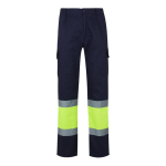 Pantaloni da lavoro in sargia di poliestere e cotone 210 g/m2 Velilla color giallo seconda vista